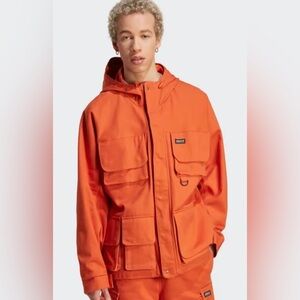 Adidas Originals Men’s Adventure Multipocket Jacket in Craft Orange